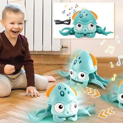 Glasbena, plazeča se hobotnica z lučmi | CRAWLTOPUS