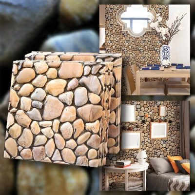 3D stenske ploščice z učinkom kamna - odlepi in prilepi | STONEBLOCKS
