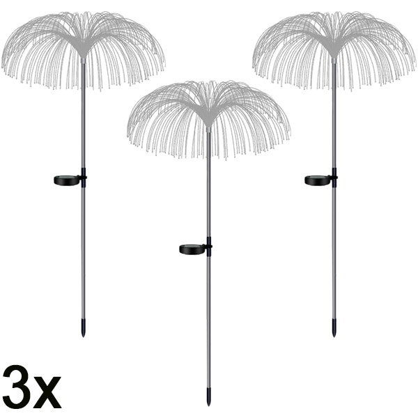 3x Solarne tropske vrtne luči | LUMIPALM