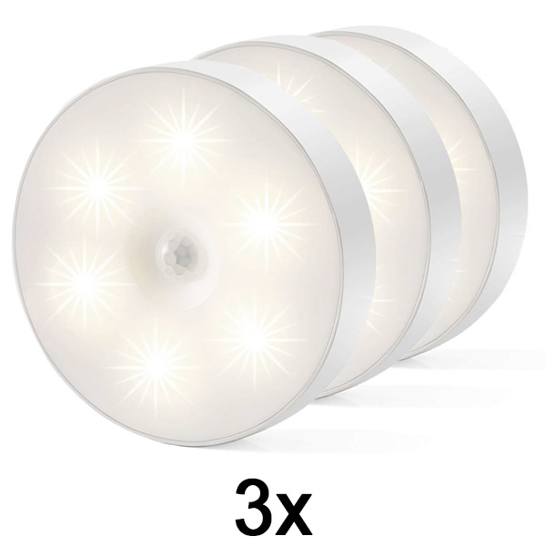 3x Pametna LED svetilka s senzorjem gibanja | LUMISIGN