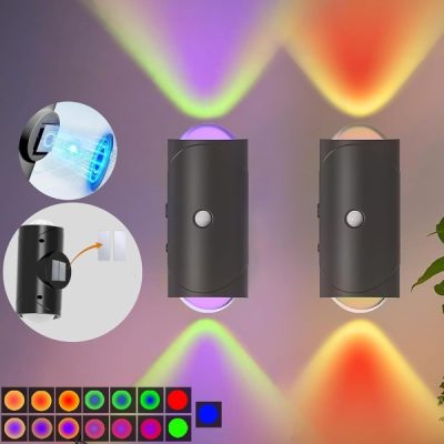 Pametna stenska svetilka z zaznavanjem gibanja (2 kosa) | AURAWALL